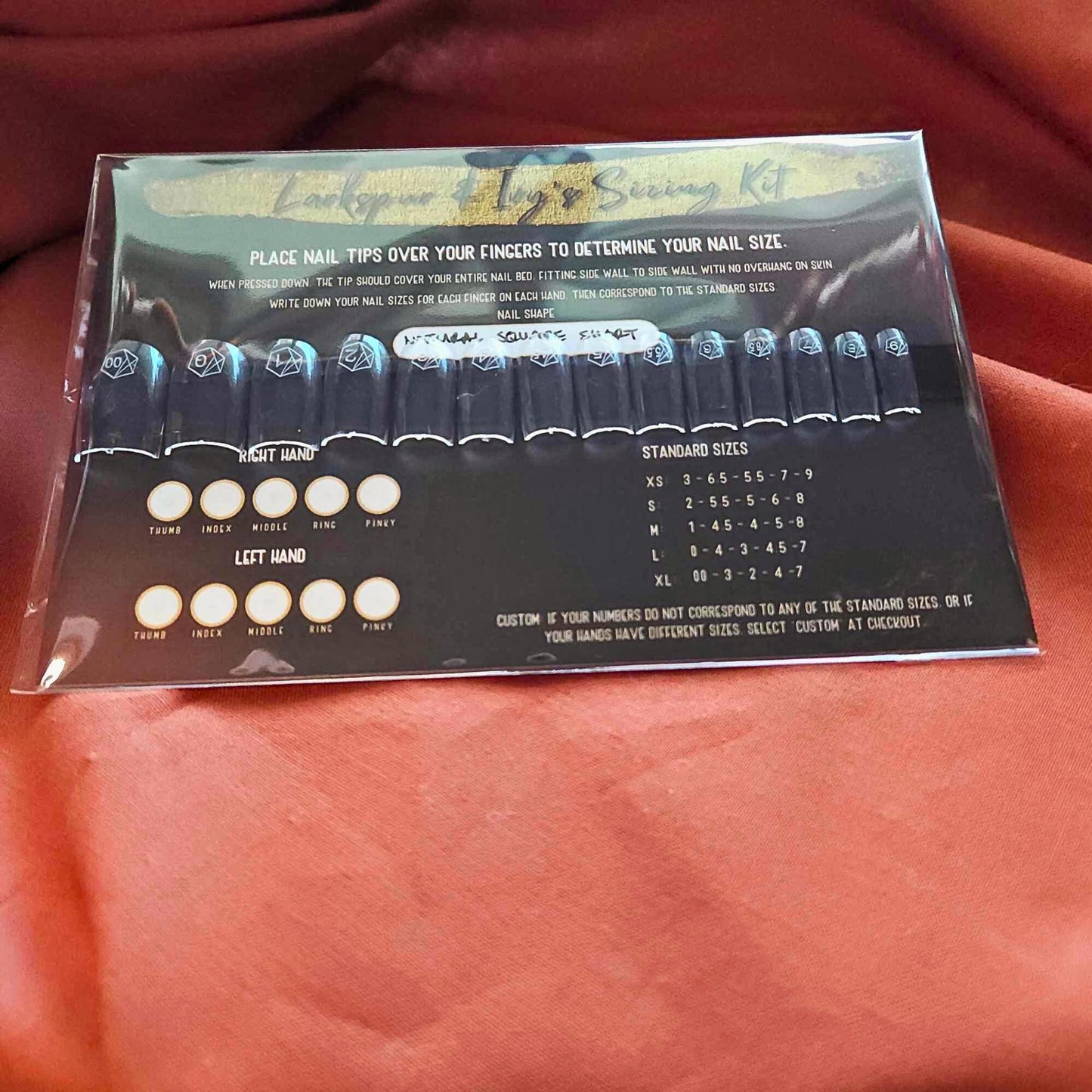 Apres Gel-x Sizing Kit for Square Shape Fake Nails