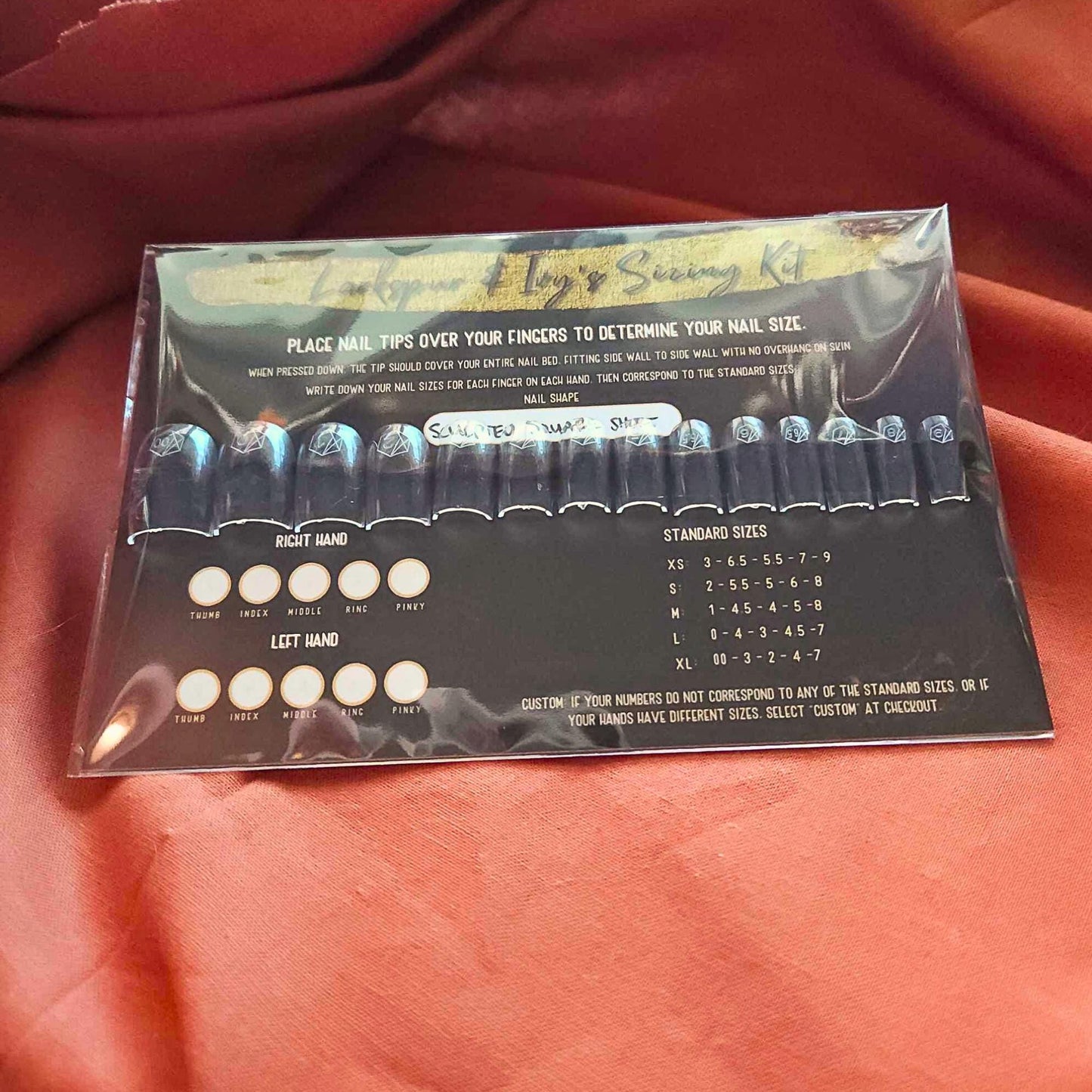 Apres Gel-x Sizing Kit for Square Shape Fake Nails