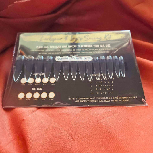 Apres Gel-x Sizing Kit for Stiletto Shape Fake Nails